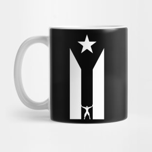 Puerto Rico Black Flag Shirt Resiste Boricua T shirt Mug